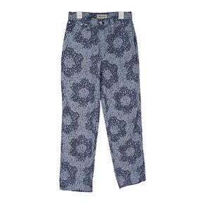 Madewell Jeans Floral Print Size 24 The Perfect Vintage Straight Womens